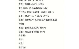 以3000元台式电脑配置怎么样？（性价比高的台式电脑配置推荐）
