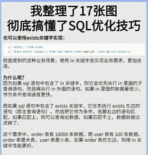 电脑SQL错误日志的处理方法（优化数据库运行和提高查询效率，解决电脑SQL错误日志问题）-第1张图片-星耀数码